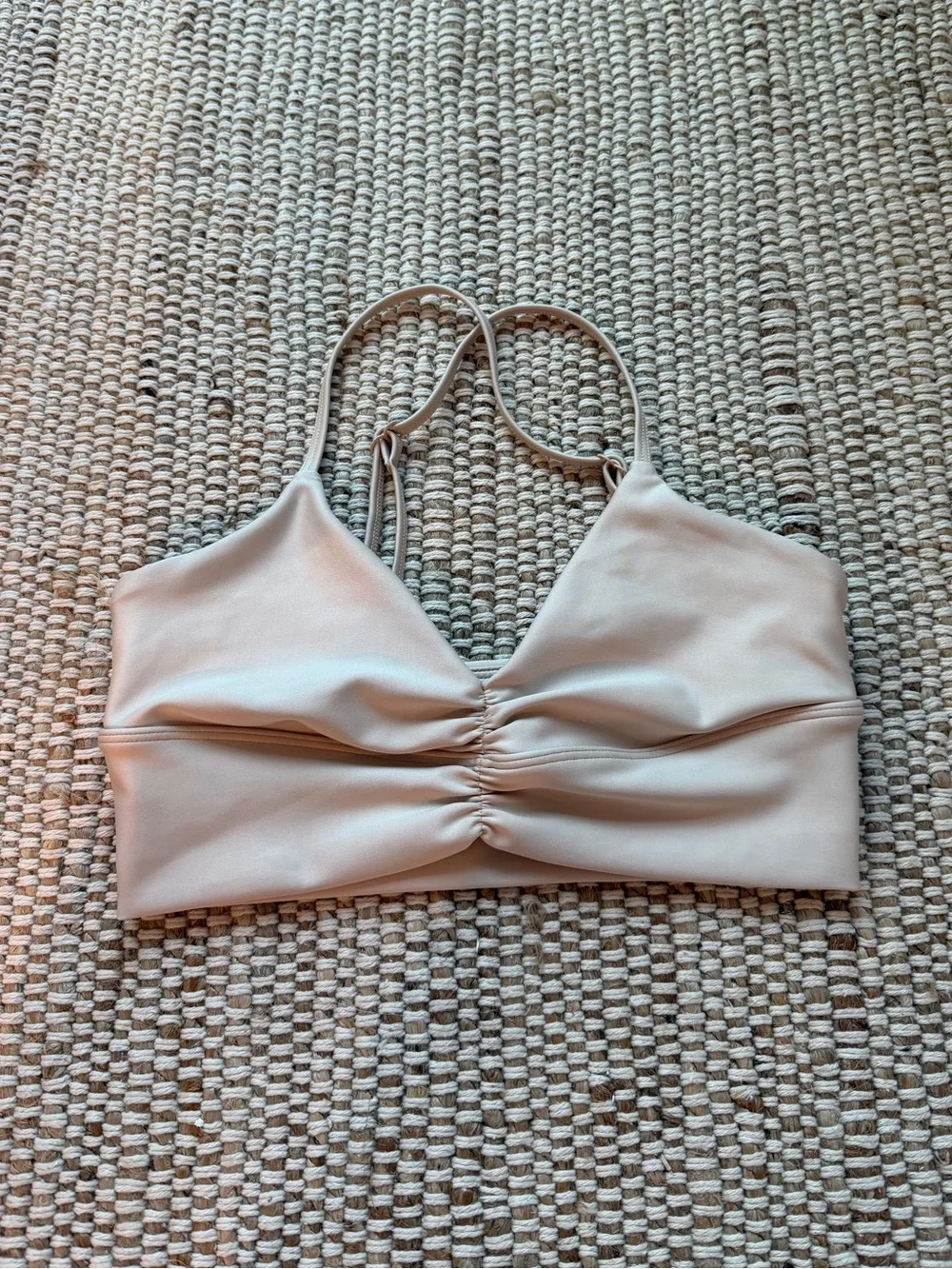 Alo Yoga Airlift Divine Bra & 7/8 Leggings Size XS - Macadamia